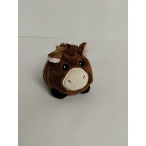 Ganz 3.5" Brown Horse Tossimals Plush Stuffed Animal w/Beanbag Bottom